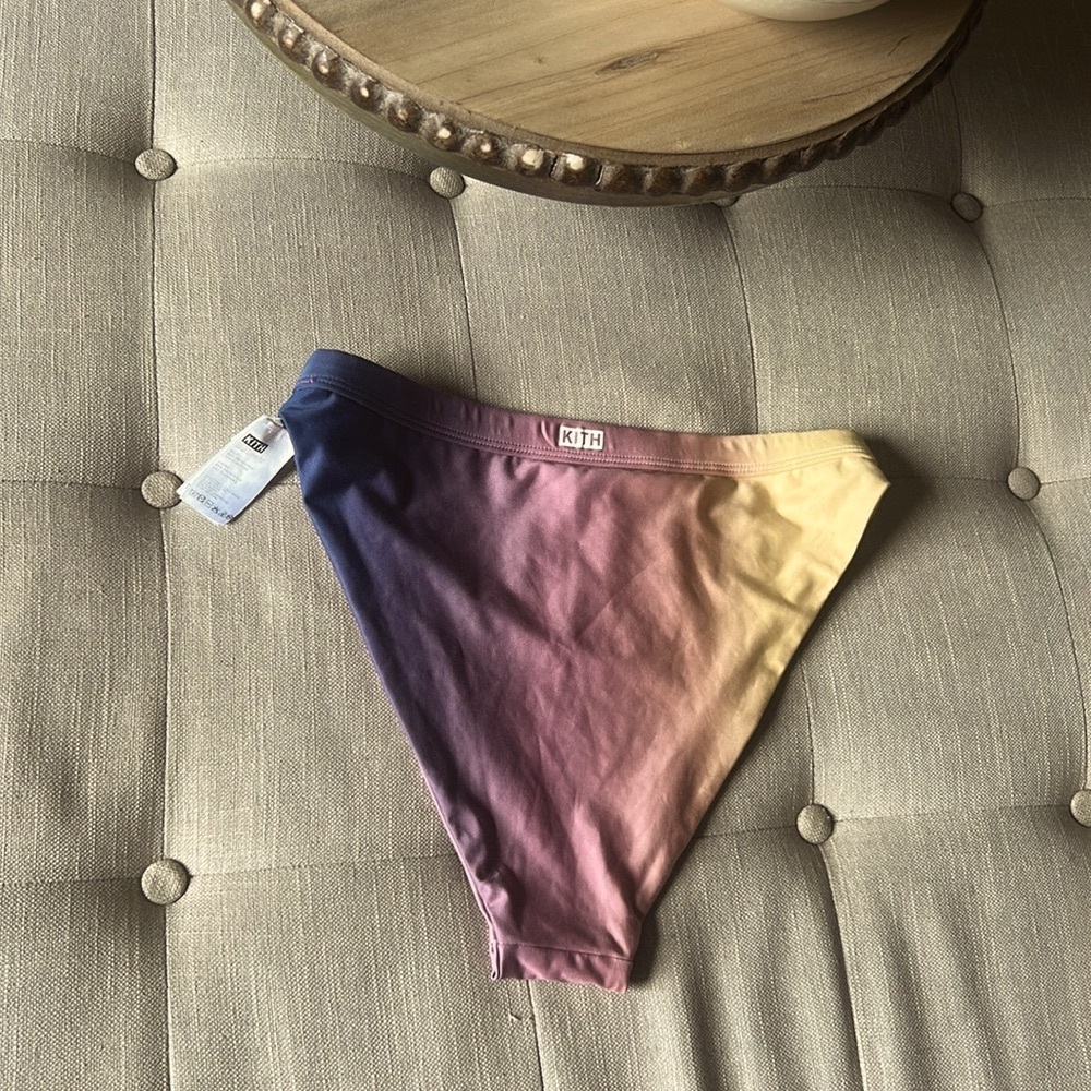 Kith Womens Gradient Multi-Color Swimsuit Bottoms Size Medium